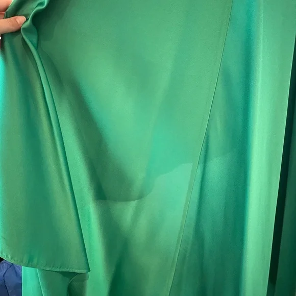 MILLY Kali High-Low Satin Dress size 0 - Picture 6 of 11